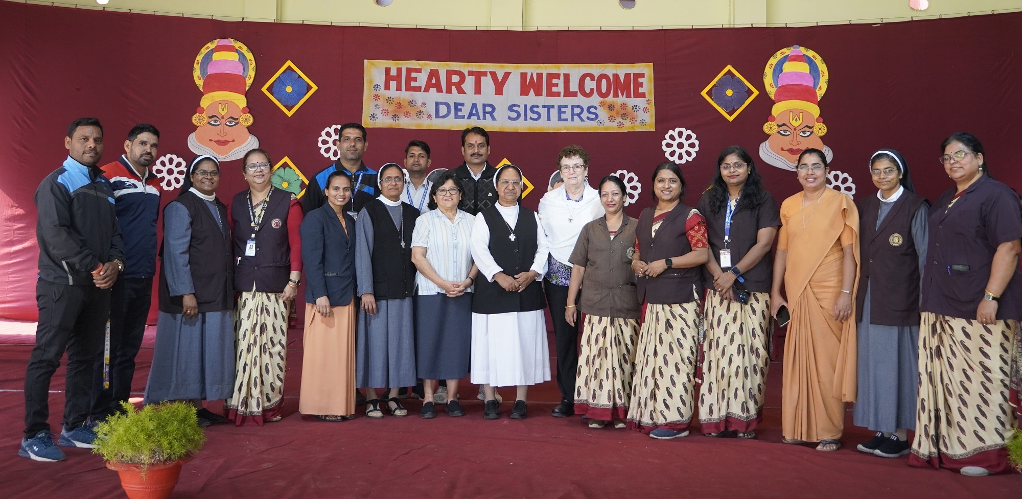 Sister's came from AMERICA to visit our school.....